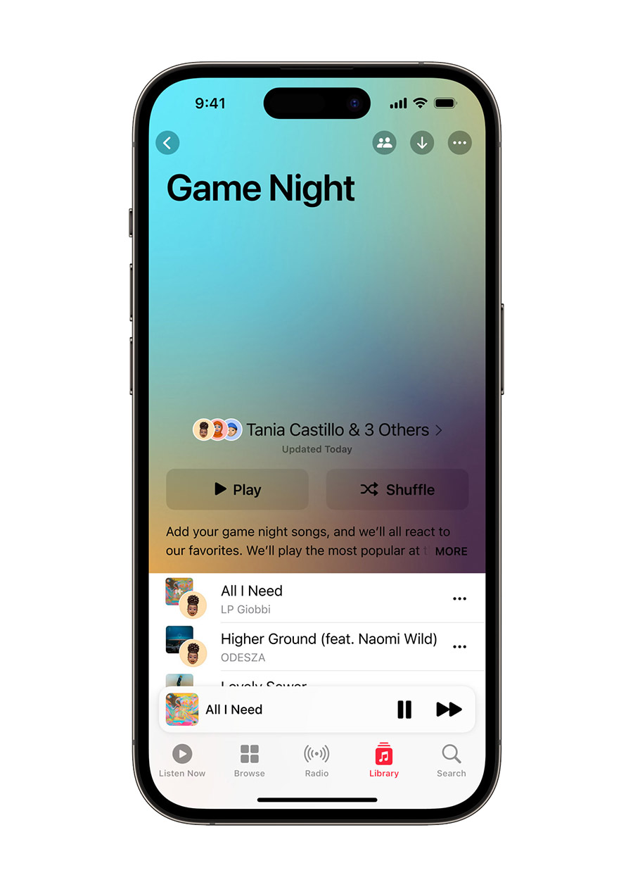 Apple Music 音樂 iOS 17 
