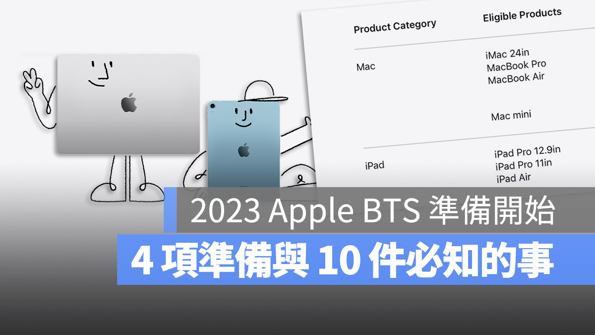 2023 Apple BTS 開始前你能做的 4 項準備與 10 件必知的事 蘋果仁 果仁 iPhone/iOS/好物推薦科技媒體