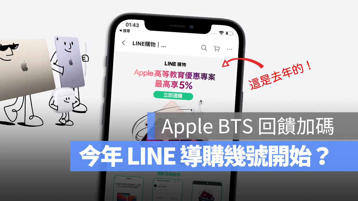 2023 Apple BTS LINE 導購