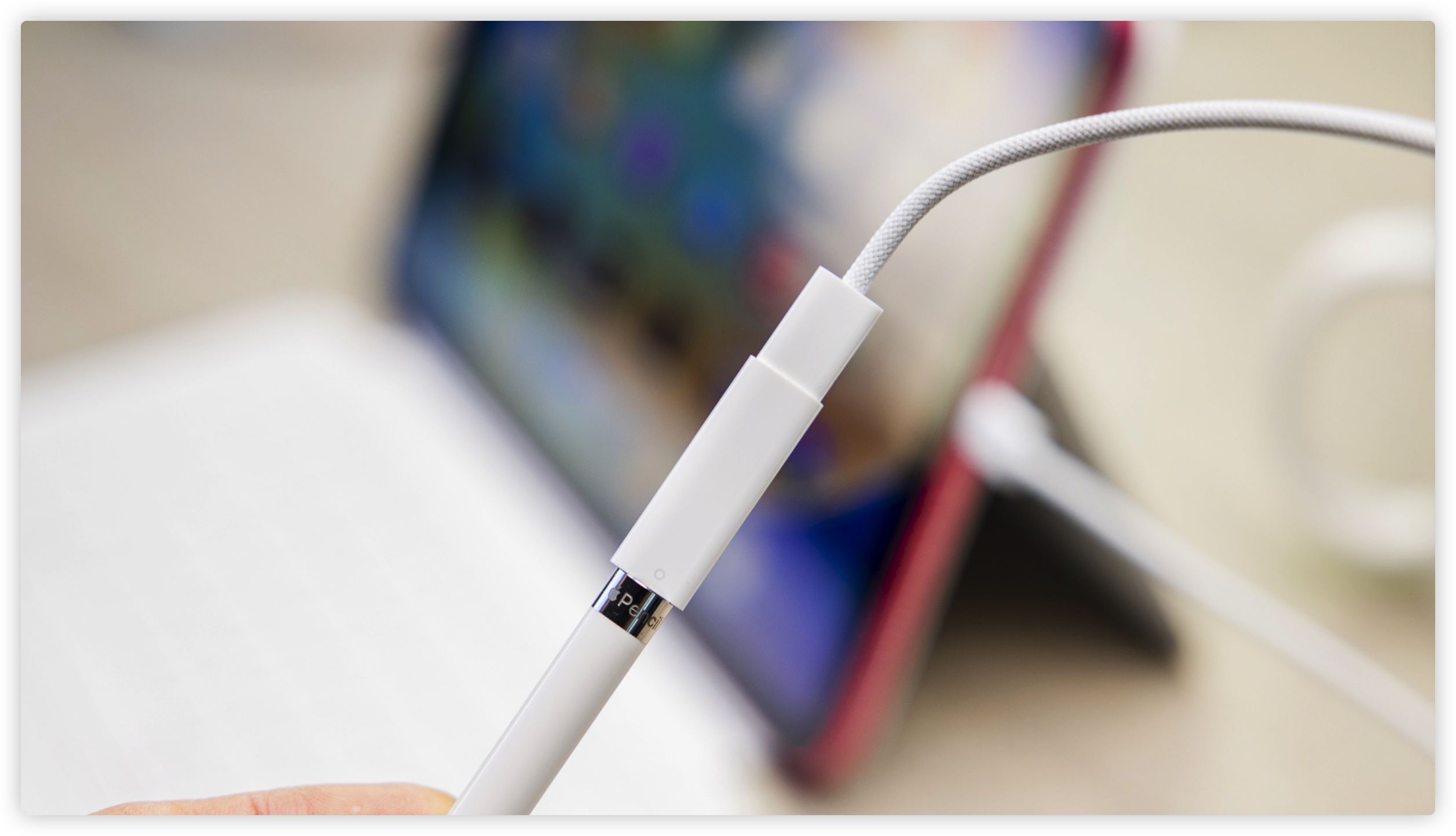 Apple Pencil 充電 電量顯示