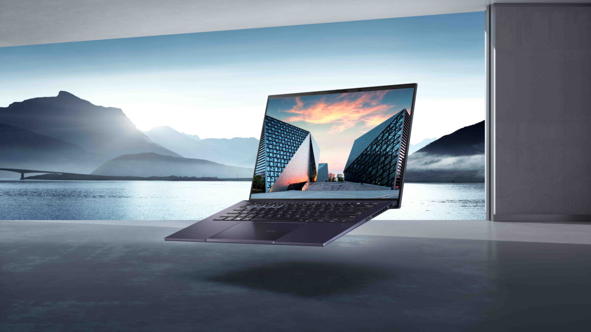 ASUS ExpertBook B9 OLED採用14吋16：10 OLED極窄邊框螢幕，垂直可視空間增加，顯色生動明亮。