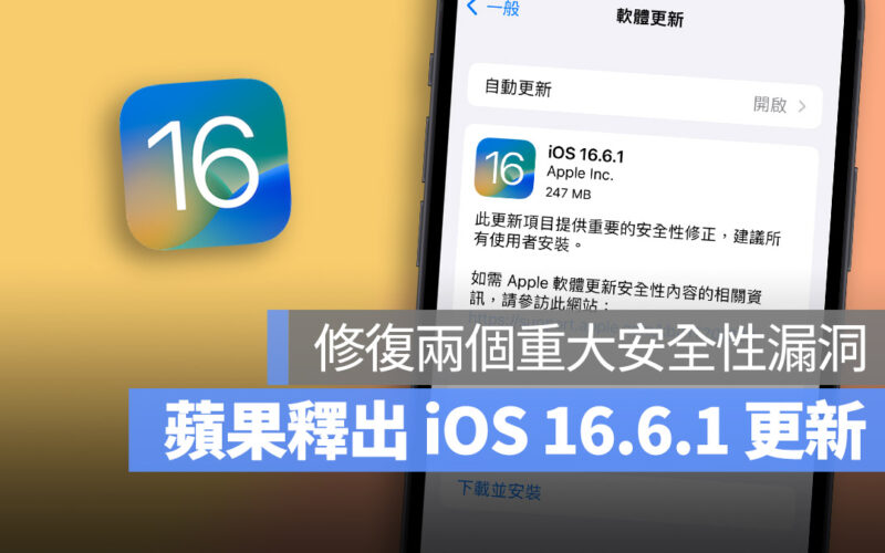 iOS16.6.1 更新