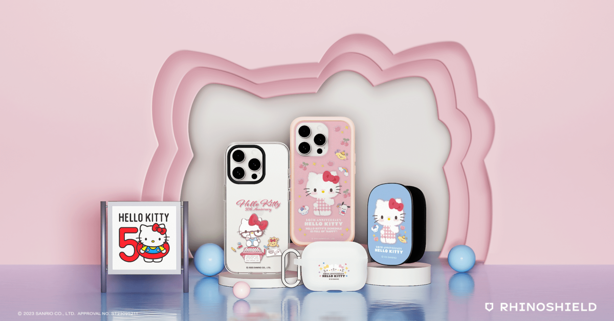 RHINOSHIELD 犀牛盾歡慶 Hello Kitty 50 週年推出一系列限定款手機殼與 3C 配件 (1)