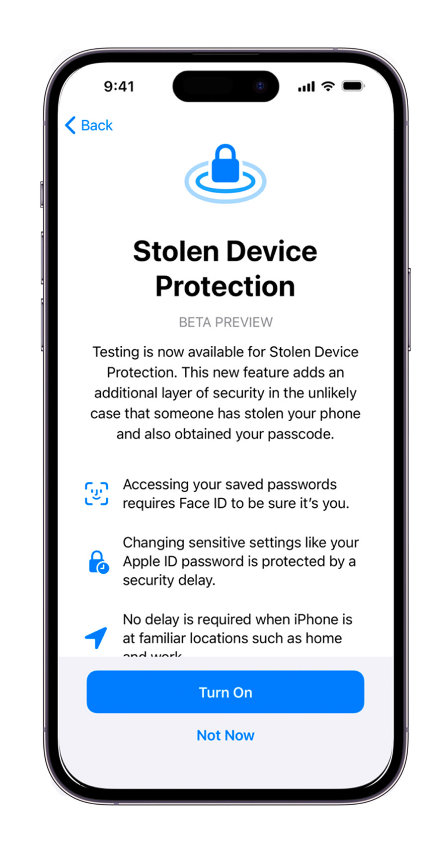 iOS 17.3 遭竊裝置防護 iPhone 被偷 不見 修改密碼
