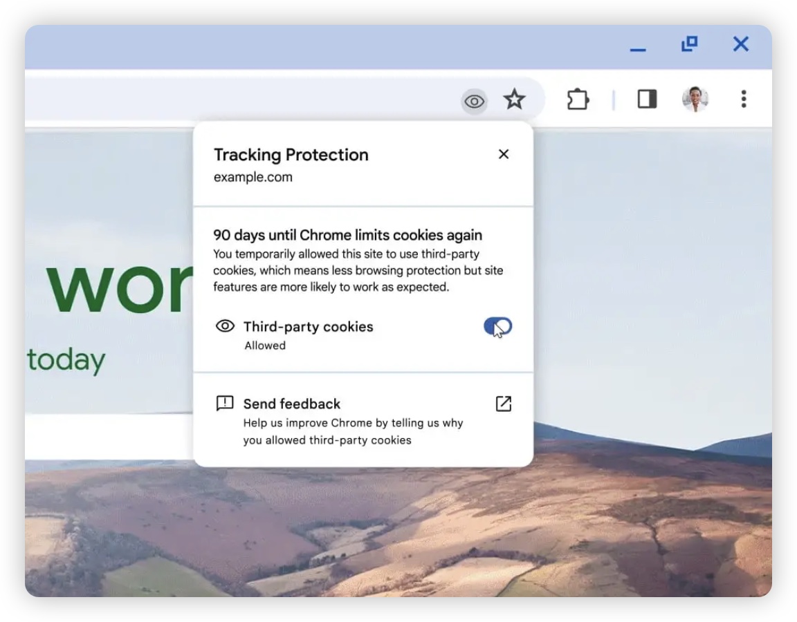 Google Chrome cookie 追蹤 隱私保護