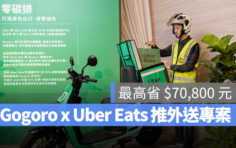 Gogoro Uber Eats Gogoro Network