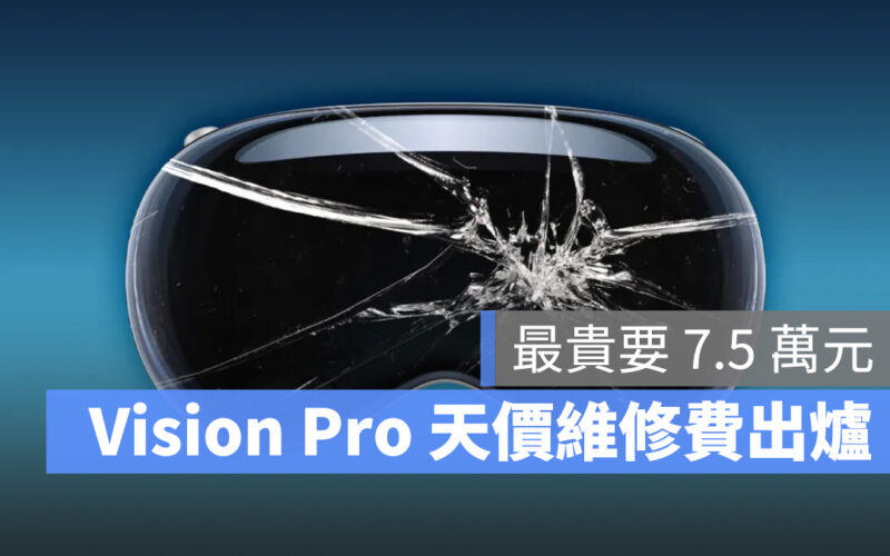 Apple Vision Pro Vision Pro AppleCare AppleCare+ 維修 維修費