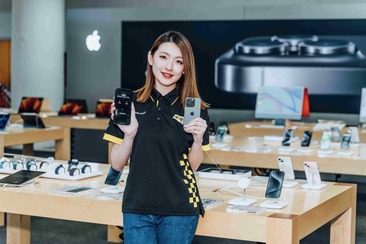 燦坤Apple Day指定款iPhone 15 及15 Pro現折7%。(燦坤提供)