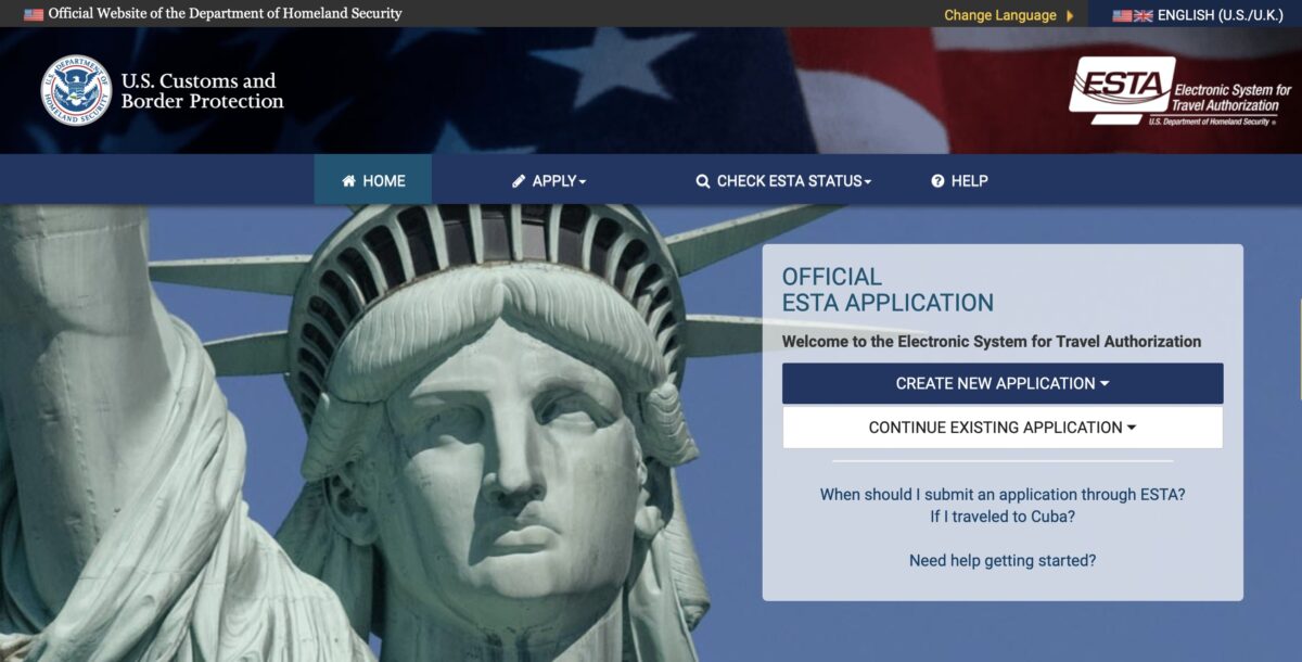 入境美國 ESTA 免簽計劃