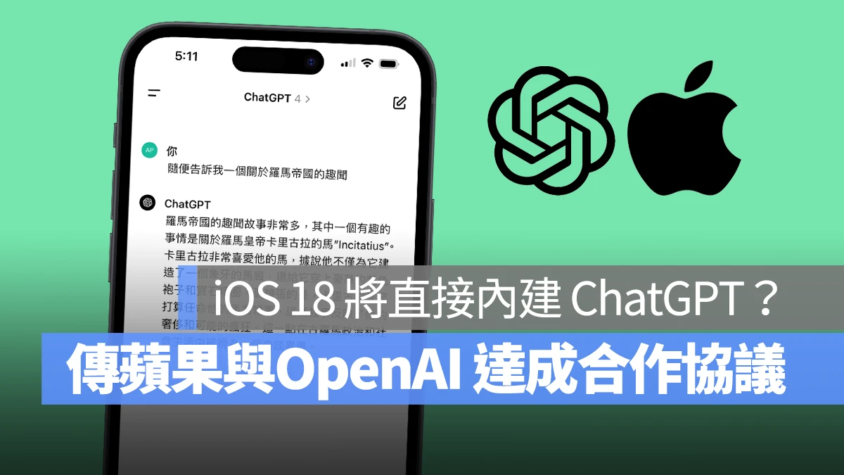 iOS iOS 18 OpenAI ChatGPT