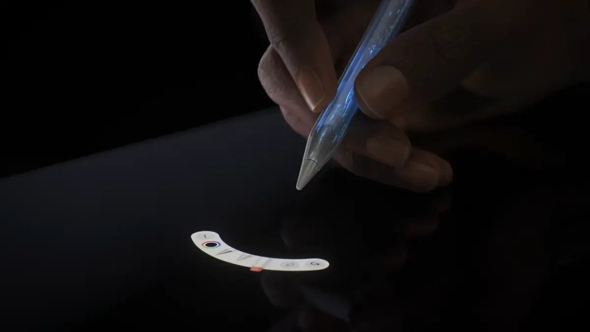 Apple Pencil Pro 擠壓 旋轉 新功能 懶人包