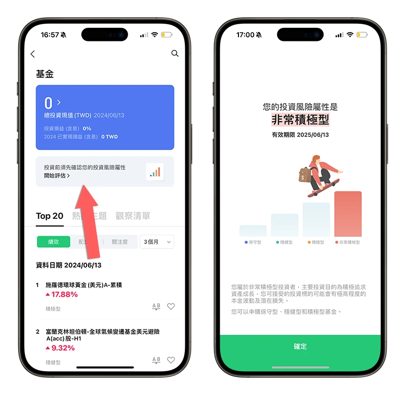 LINE Bank  買基金 0 元手續費