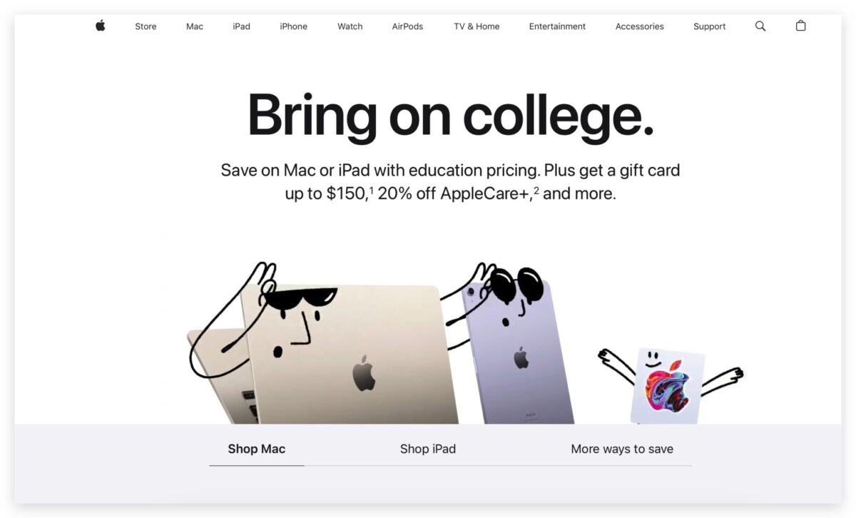 Apple BTS 2024 Apple BTS 返校優惠 BTS Back To School Mac iPad Apple Pencil AirPods 教育價 教育優惠