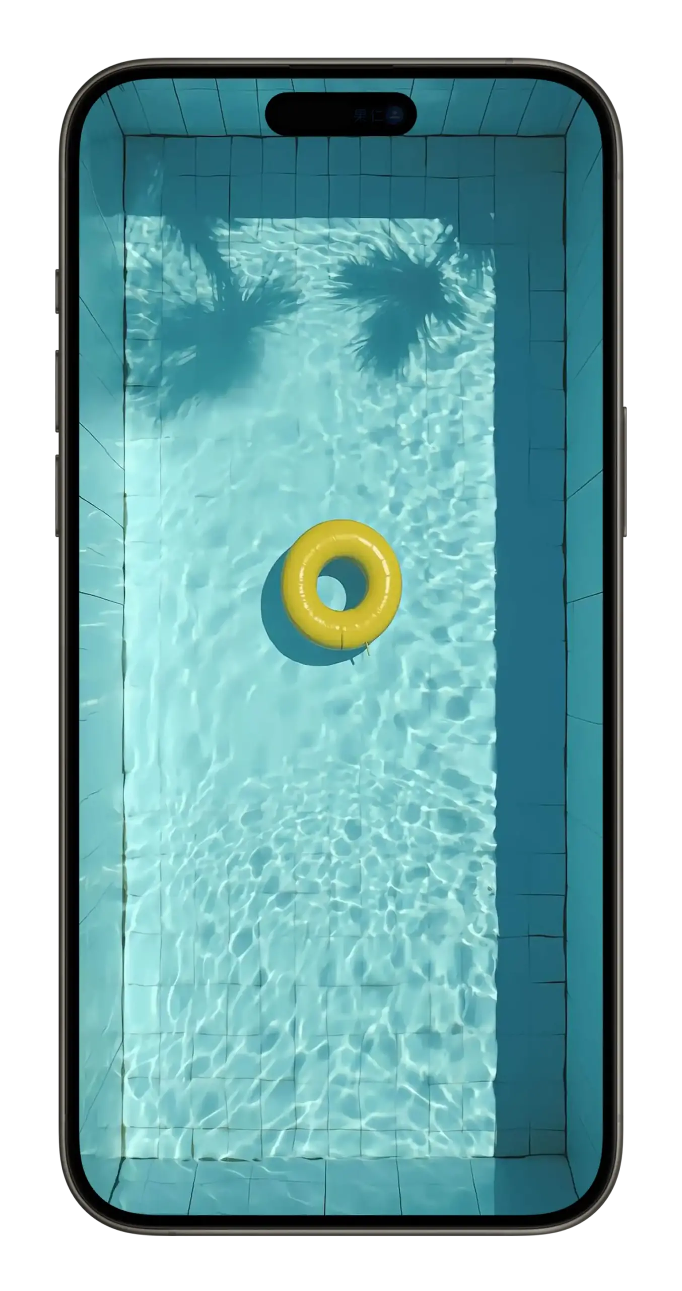 iPhone 桌布 蠟筆小新 夏日泳池