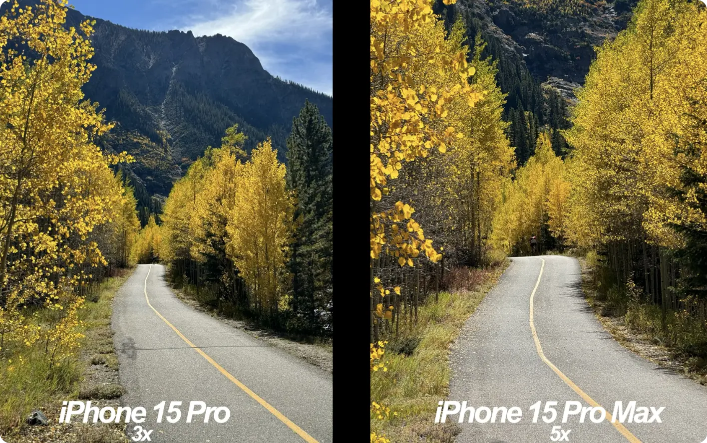 iPhone 16 Pro 光學變焦鏡頭 5 倍 5x