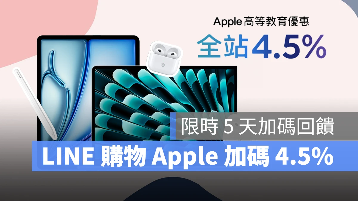 2024 Apple BTS BTS Apple BTS Back to School LINE 導購 LINE 購物 回饋 加碼回饋