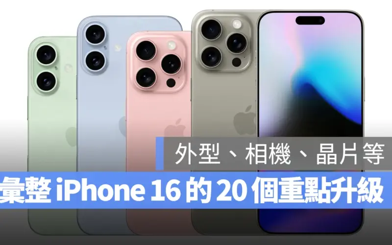 iOS iPhone iPhone 16 iPhone 16 Plus iPhone 16 Pro iPhone 16 Pro Max 升級重點 升級傳聞