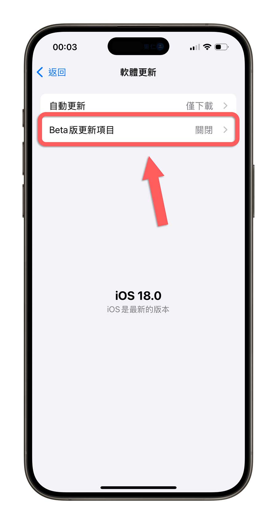 iOS 18 Beta 移除 轉正式版 更新 升級