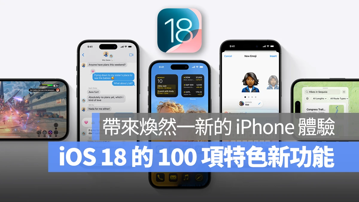 iOS iOS 18 iPhone iOS 18 新功能 iOS 鎖定畫面 iOS 18 主畫面 iOS 18 控制中心 iOS 18 照片 iOS 18 iMessage iOS 18 Safari iOS 18 密碼 iOS 18 地圖 iOS 18 備忘錄 iOS 18 日誌 iOS 18 計算機 iOS 18 輔助使用 Apple Intelligence