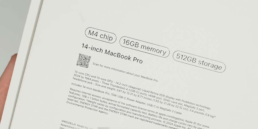 M4 MacBook Pro 16GB 記憶體 銀色 開箱 外流