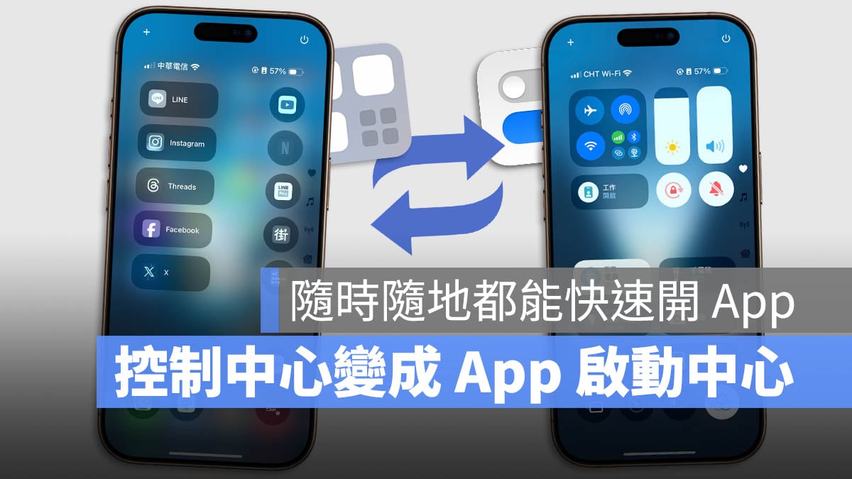 iPhone 控制中心 快速啟動 App 小技巧