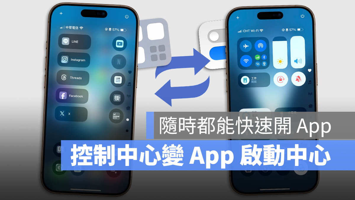 iPhone 控制中心 快速啟動 App 小技巧