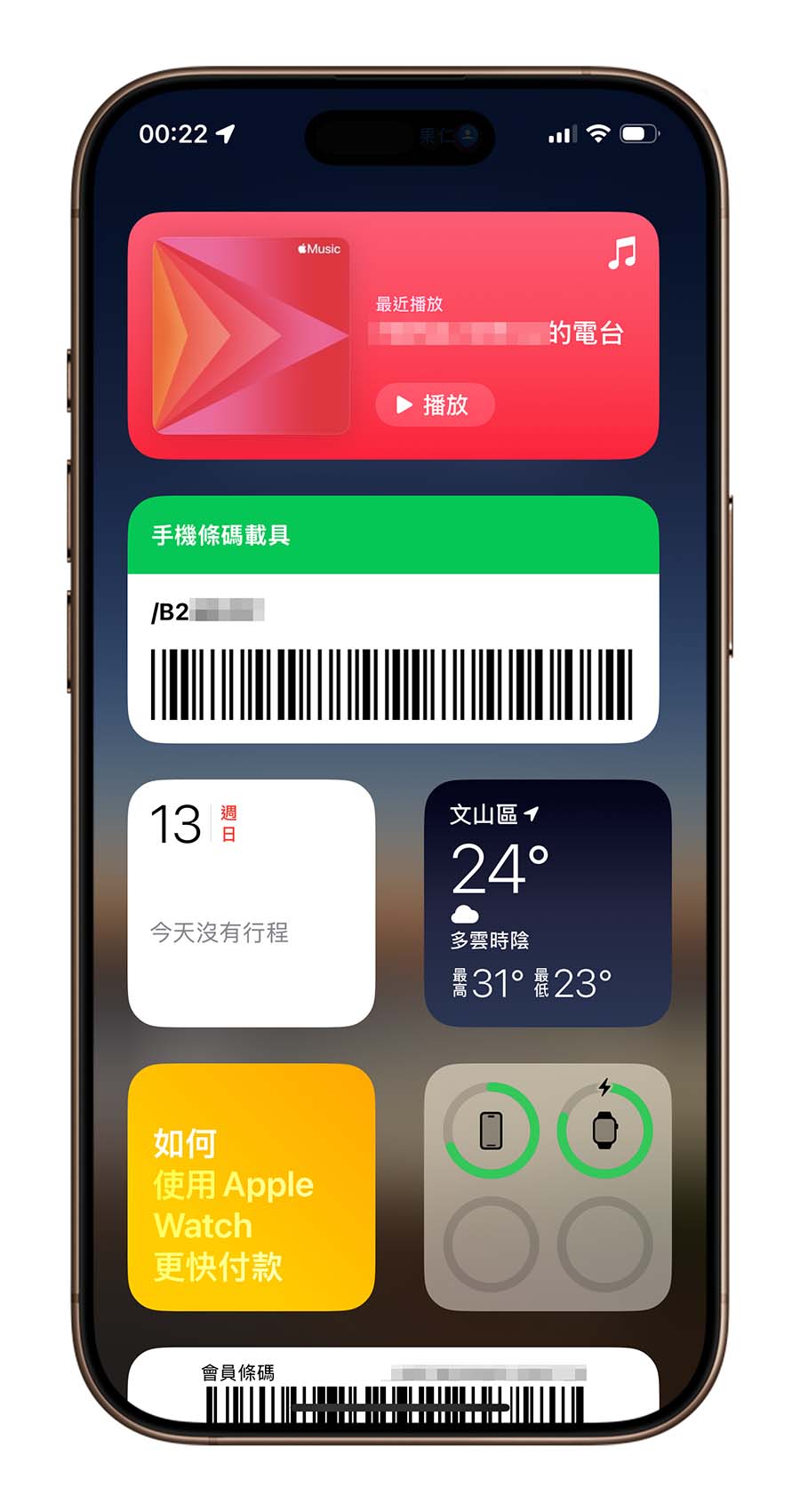 iOS 18 widget 載具條碼 財政部 小工具