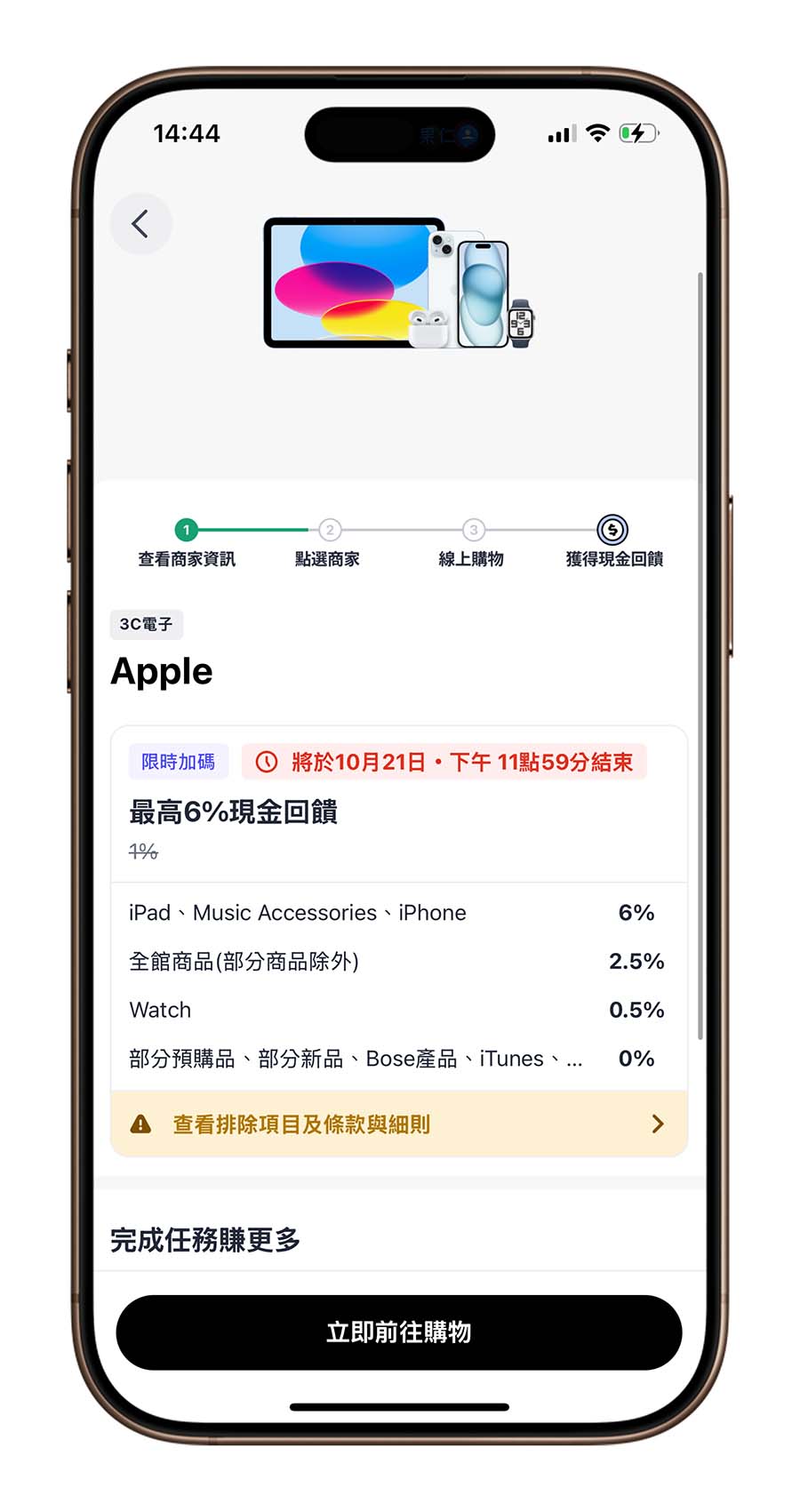 Apple ShopBack 導購 優惠 現金回饋