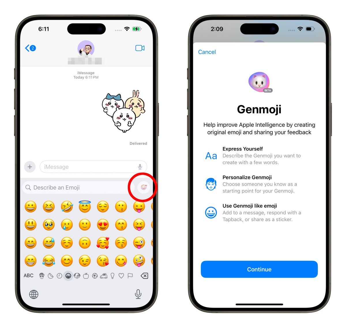 iOS iPhone iOS 18.2 Apple Intelligence Genmoji