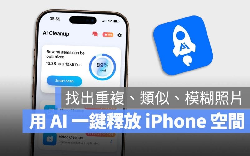 iPhone 照片清理 釋放空間 限免 App