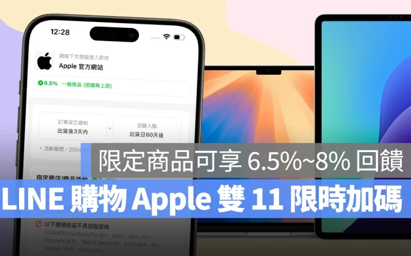 LINE 購物 LINE 導購 加碼回饋 雙 11 1111