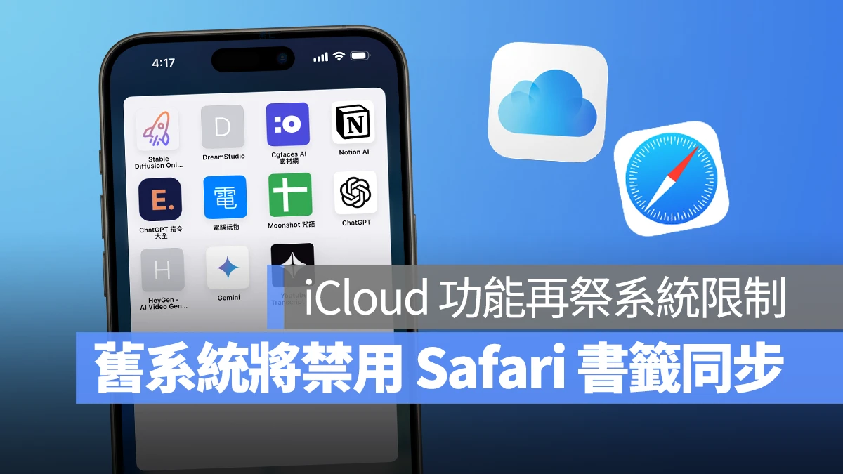 iCloud iOS Safari Safari 書籤 macOS