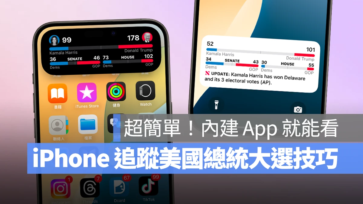 iOS iPhone Apple News News 美國總統大選 2024 美國總統大選