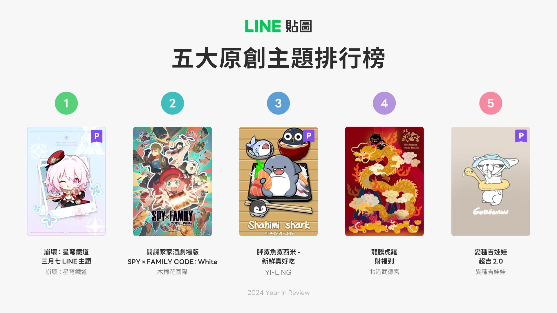 LINE 貼圖回顧 2024