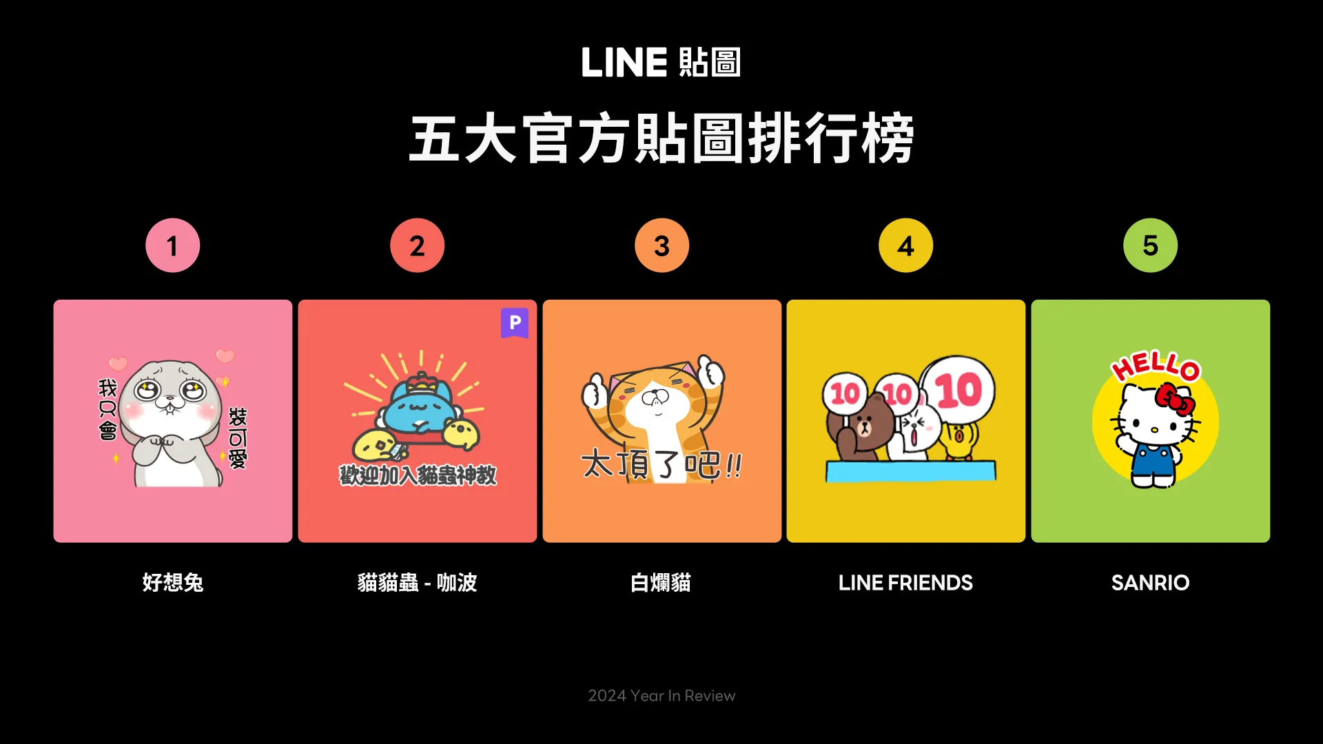 LINE 貼圖回顧 2024