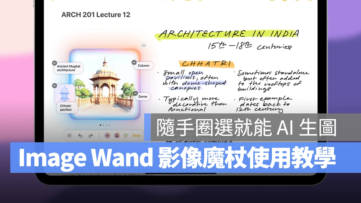 iOS 18.2 iPadOS 18.2 Apple Intelligence Image Wand 影像樂園  Image Wand 影像樂園